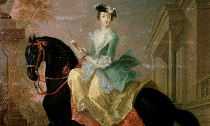Rартины Георга Христофора Гроота «Великая княгиня Екатерина Алексеевна». Около 1744 года