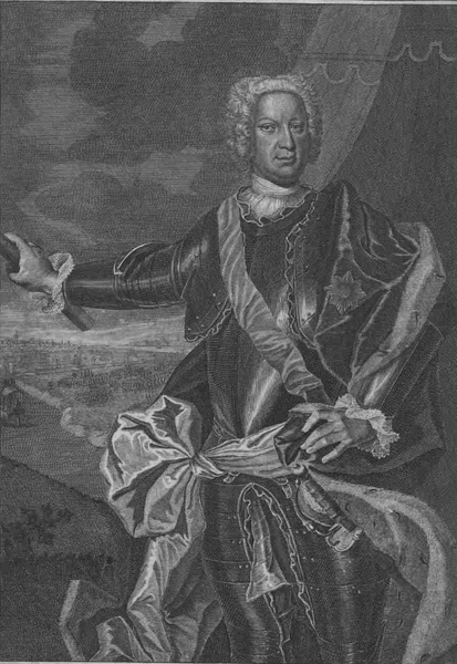 Генерал-фельдмаршал Бурхард Кристоф фон Миних. Гравюра с портрета середины XVIII века
