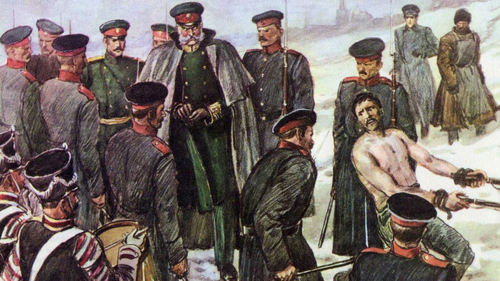 Иллюстрация к рассказу Л.Н. Толстого «После бала»