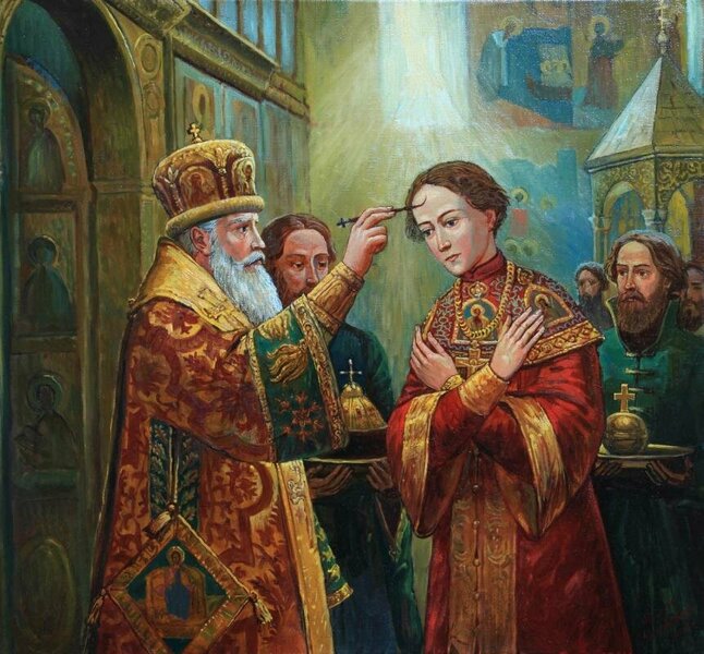 Венчание на царство Михаила Федоровича Романова