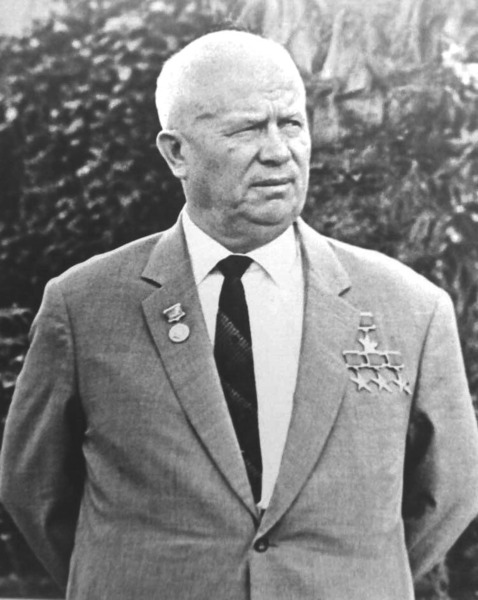 Герой Советского Союза, трижды Герой Социалистического труда Никита Хрущев, 1964 год