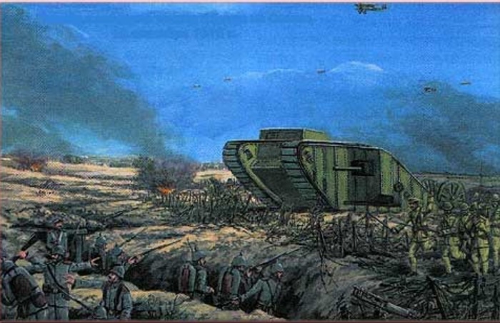 Mk-1 в атаке на Сомме