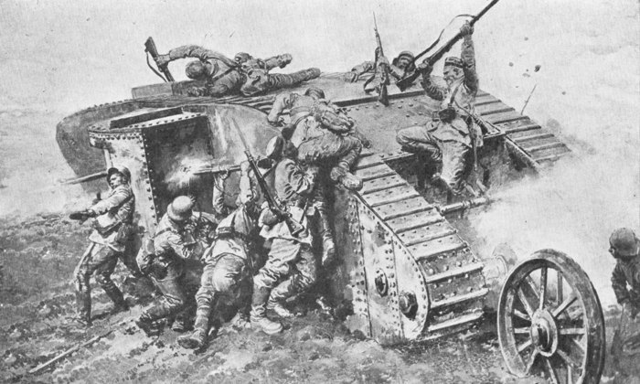 Захват танка немцами