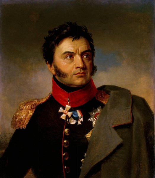 Портрет Николая Николаевича Раевского работы Дж. Доу, 1828 год