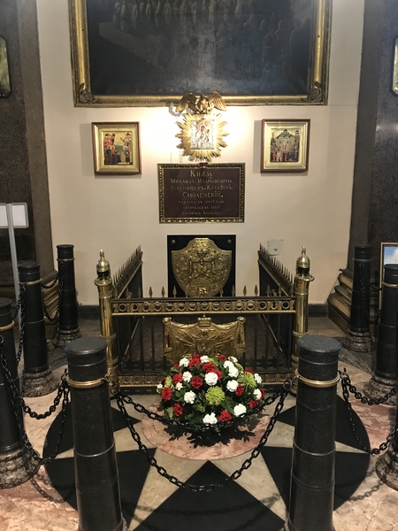 Могила Михаила Кутузова в Казанском соборе в Санкт-Петербурге