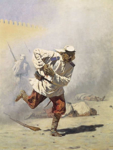 «Смертельно раненный», 1873 год