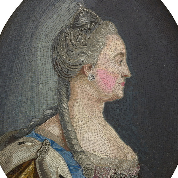 Мозаичный портрет Екатерины Великой 