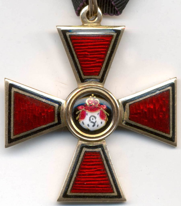 Орден Святого Владимира IV степени, которого так и не получил поручик Михаил Лермонтов
