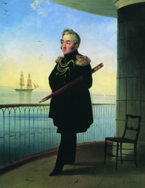 Портрет вице-адмирала Михаила Лазарева работы художника Ивана Айвазовского, 1839 год