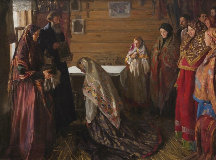 И.С. Куликов. Старинный обряд благословения невесты в городе Муроме