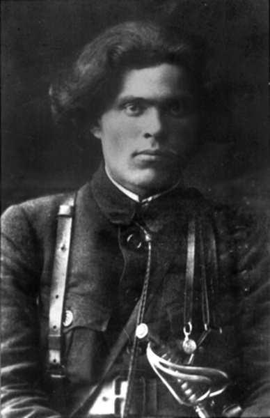 Нестор Махно в 1918 году в период формирования повстанческой армии после возвращения из Советской России