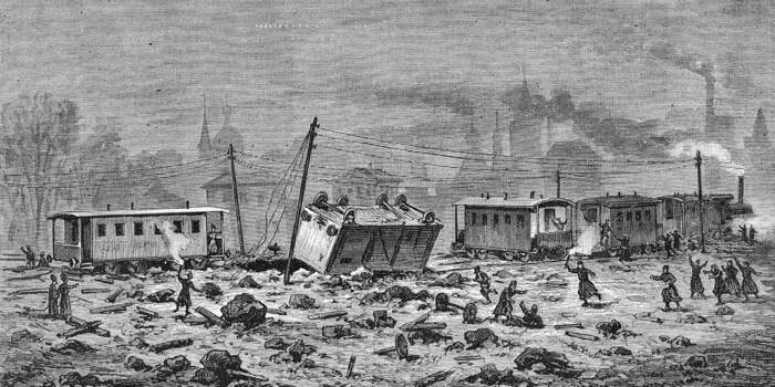 Крушение свитского поезда 19 ноября 1879 года. 