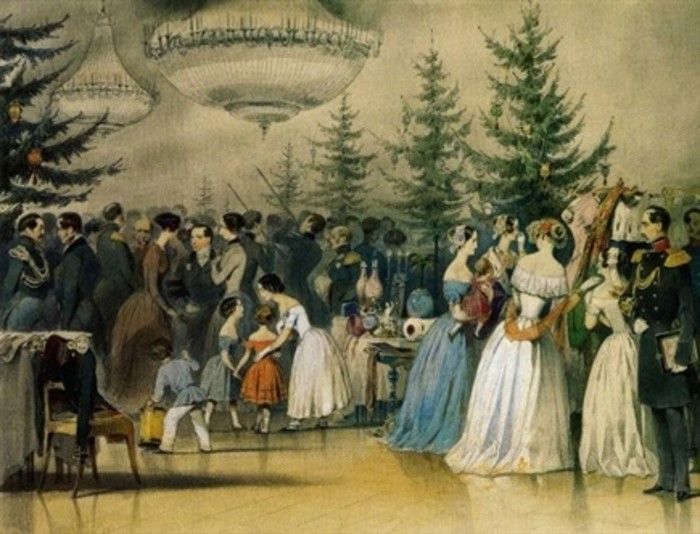 Новогодний бал-маскарад в XIX веке.