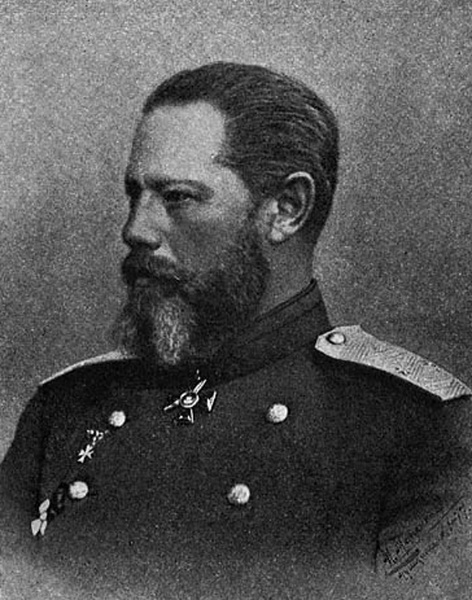 Генерал-лейтенант (в 1896 году — генерал-майор) Евгений Бибиков, сыгравший ключевую роль в возникновении Общества ревнителей военных знаний