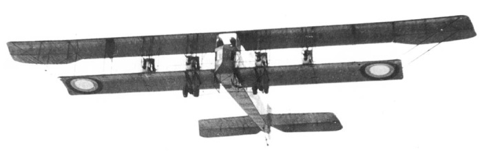 Самолет «Илья Муромец» с собственным именем «Киевский» в полете