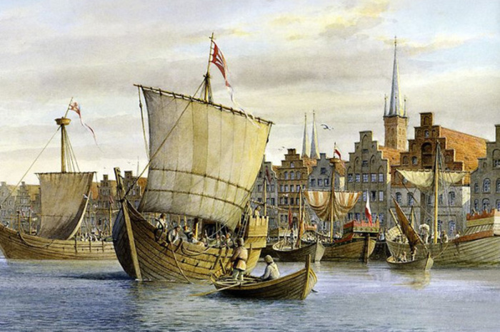 Основной способ войны и торговле на Балтике - морской
