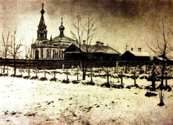 Могилы погибших участников рабочего шествия 22 (9) января 1905 года на Преображенском кладбище под Санкт-Петербургом