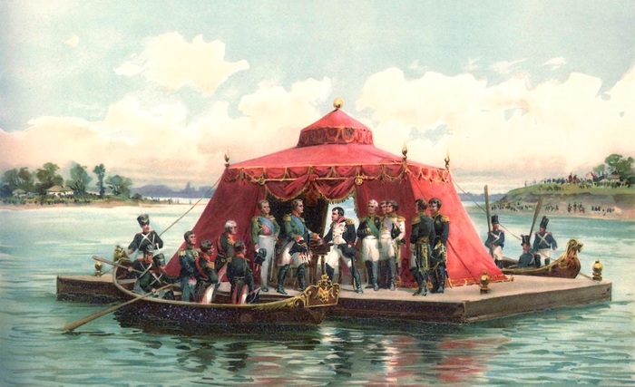 Встреча Александра Первого и Наполеона на р. Неман
