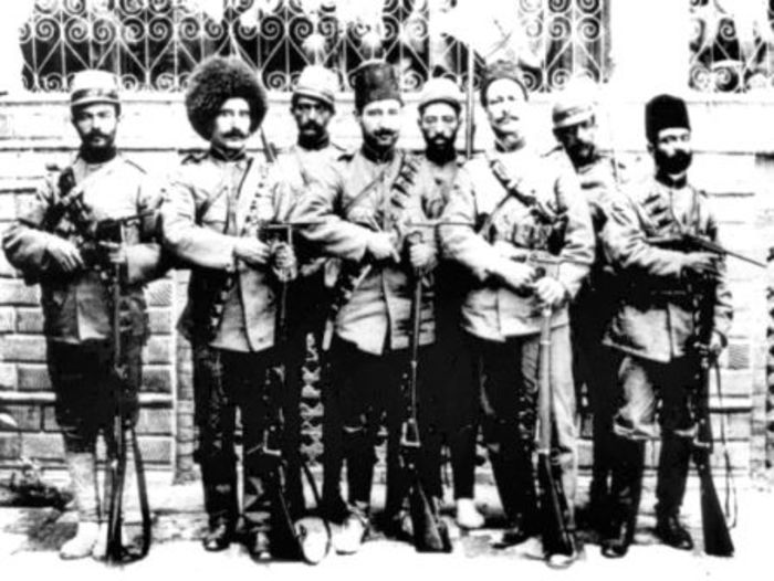 Персидские казаки в 1908