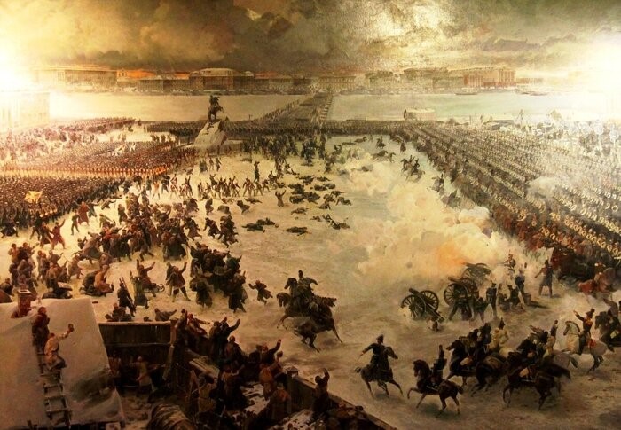 Восстание на Сенатской площади 14 декабря 1825 года.