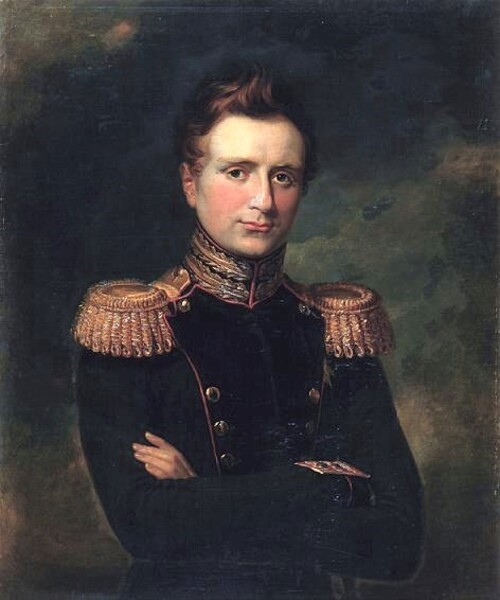 Великий князь Михаил Павлович, младший брат Николая I. Художник Джордж Доу. 1829 год.