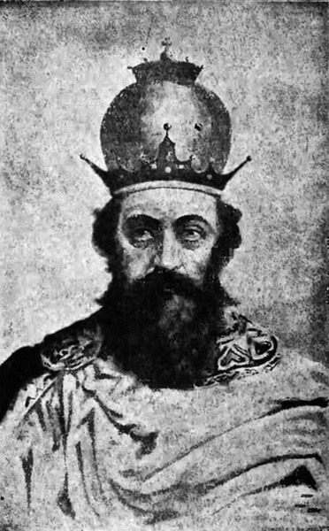 Король Руси Даниил Галицкий. Рисунок начала ХХ века