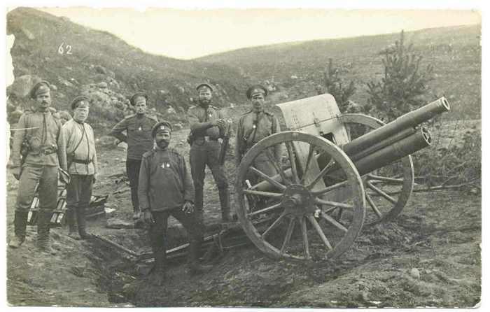 Полевая скорострельная пушка образца 1902 года, стояла на вооружении кавалерийских артдивизионов