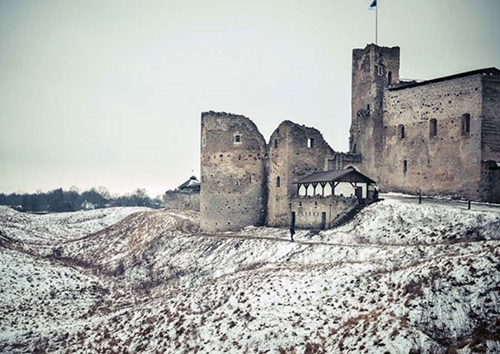 Раковорский замок в современном эстонского городе Раквере