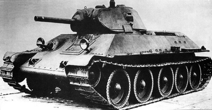 Т-34 первых серий с пушкой Л-11